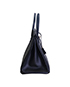 Hermes Birkin 35 in Black Epsom Leather, side view